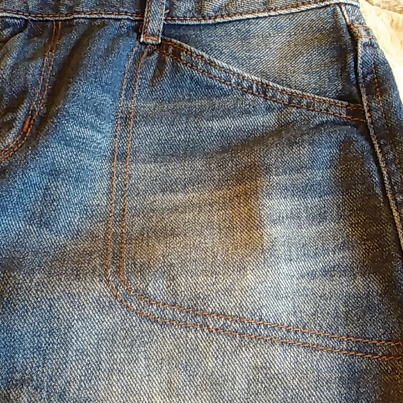 WILLIAMRAST frayed denim flared skirt, NWOT - Picture 6 of 8
